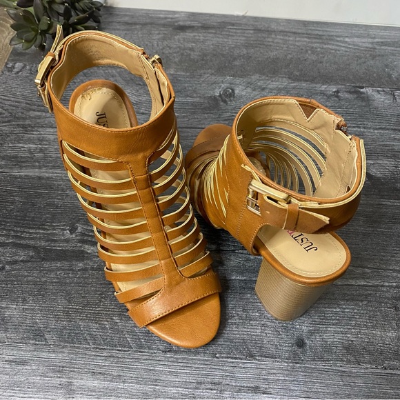 JustFab Beja Gladiator Heels - Picture 10 of 15